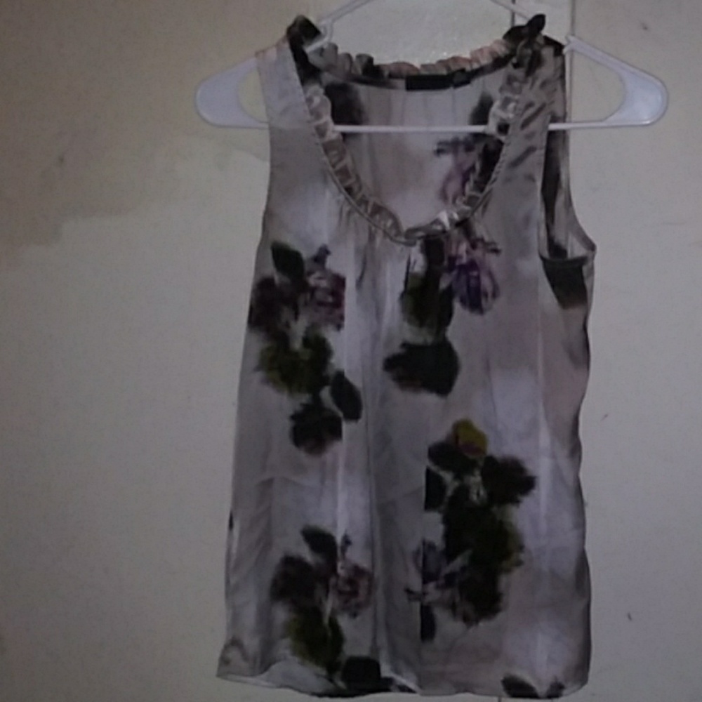 Flower print blouse